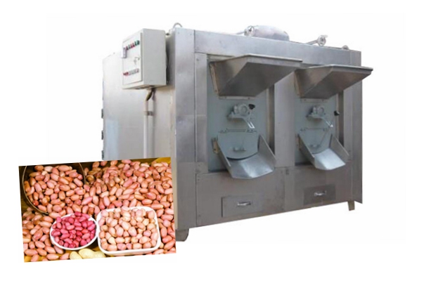 automatic drum type peanut roasting machine 